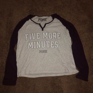 PINK baseball T-shirt